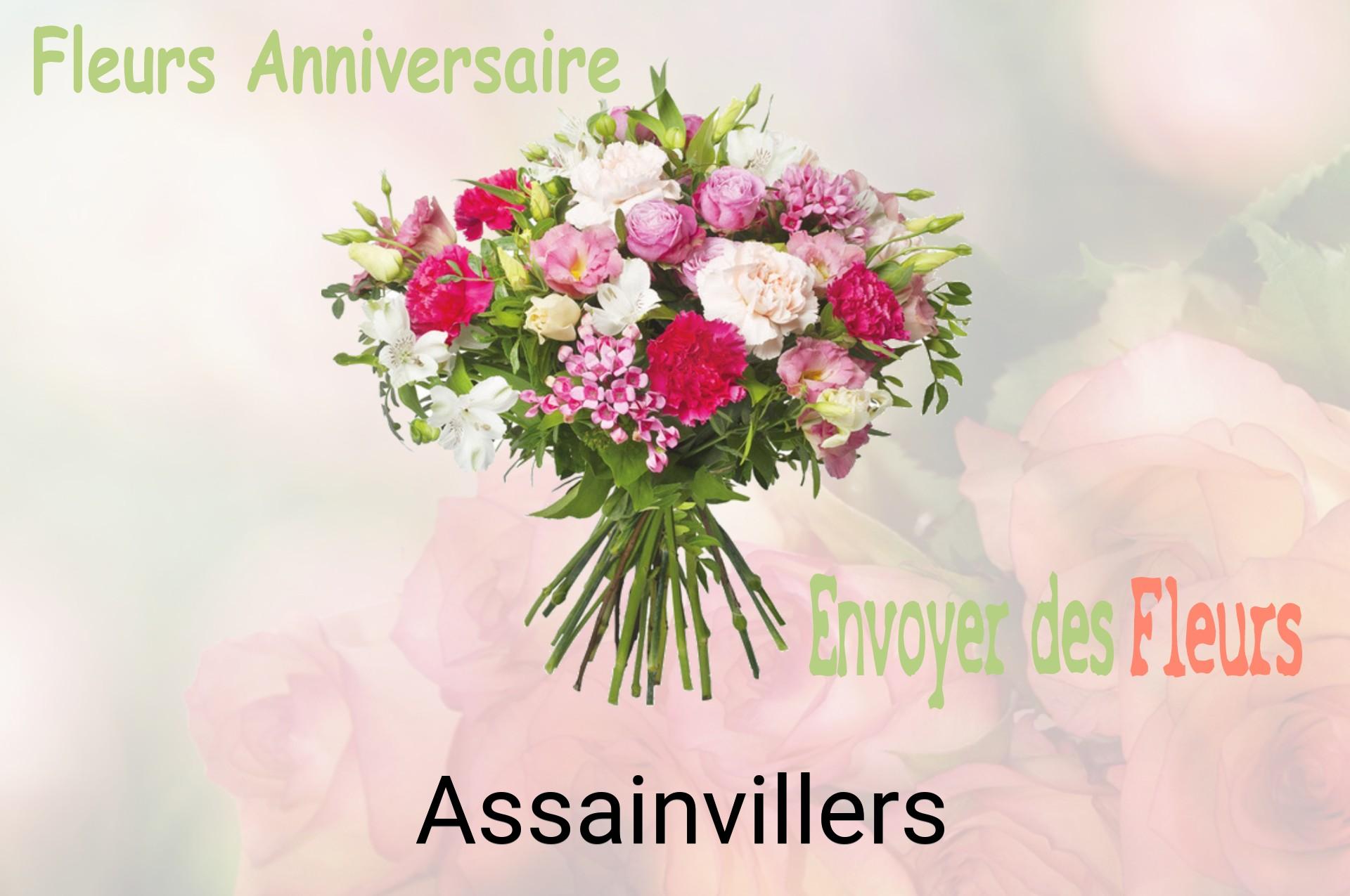 Bouquet de fleurs d’anniversaire livré à Assainvillers