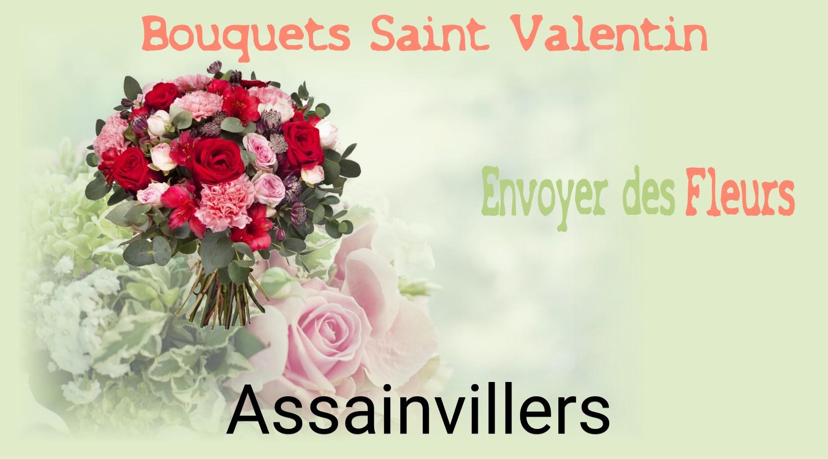 Roses de Saint-Valentin livrées à Assainvillers
